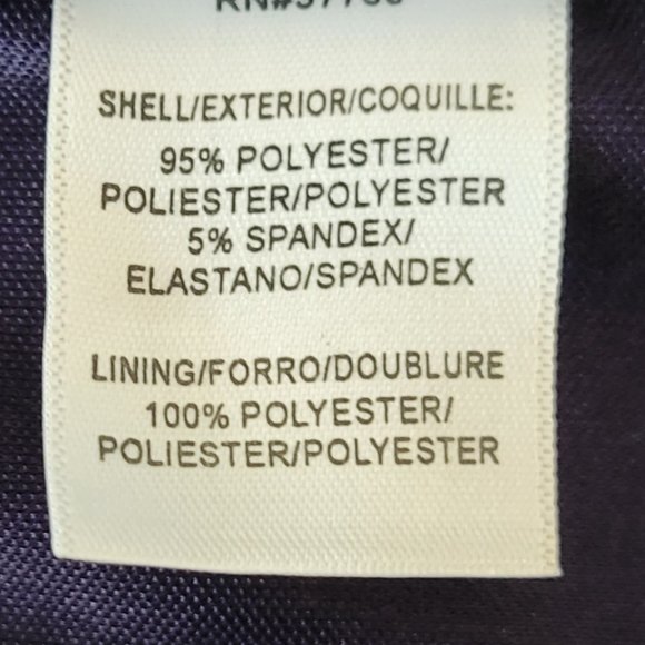 Laundry By Shelli Segal Navy Blue White Orange Print Shift Dress Size M - Picture 10 of 11